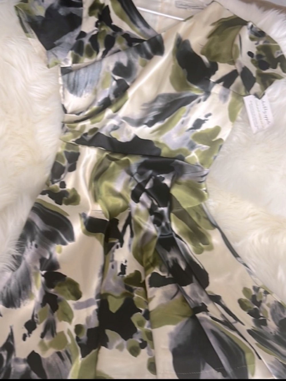 Shabby Apple floral faux wrap dress NWT